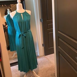 Eileen Fisher Midi Halter Dress